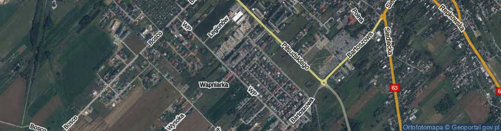 Zdjęcie satelitarne Praweckiego ul.